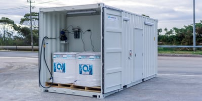 20-foot Hydration Station with two 1000 litre water pods